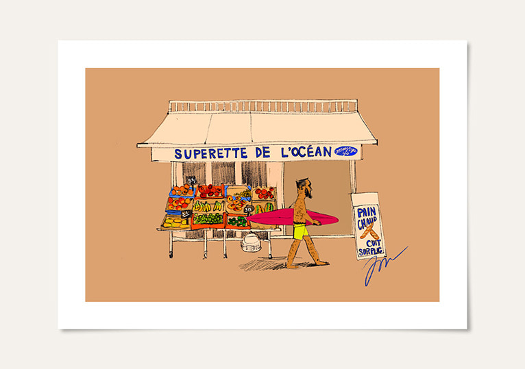 포스터 · Summer in Biarritz I