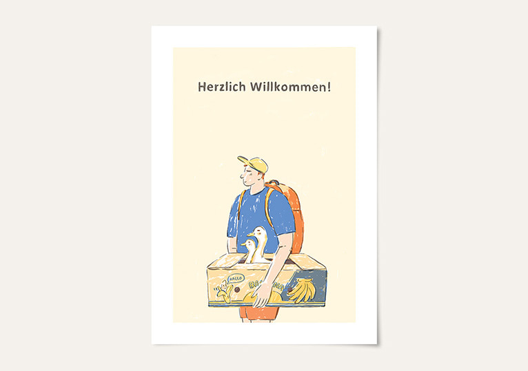 포스터 · Herzlich Willkommen! (welcome!)