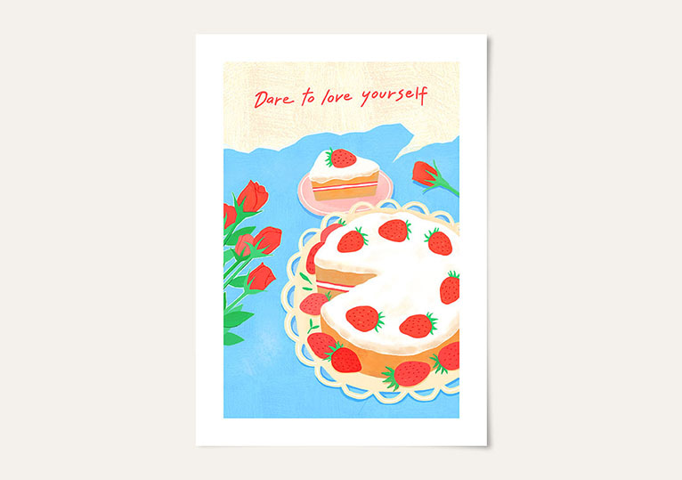 포스터 · Dare to love yourself