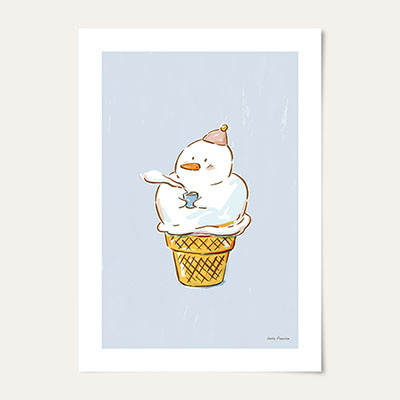 포스터 · snowman