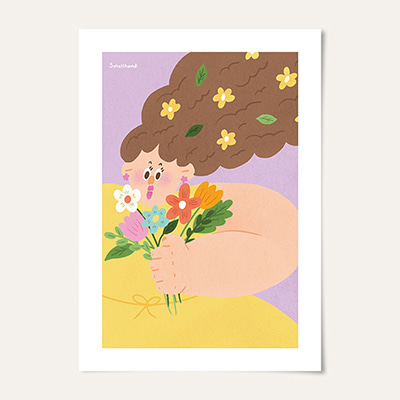 포스터 · 봄소녀