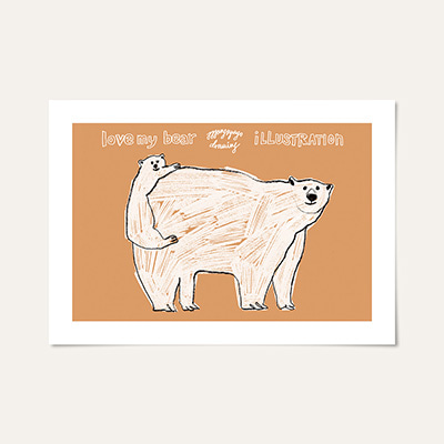 포스터 · I love my bear